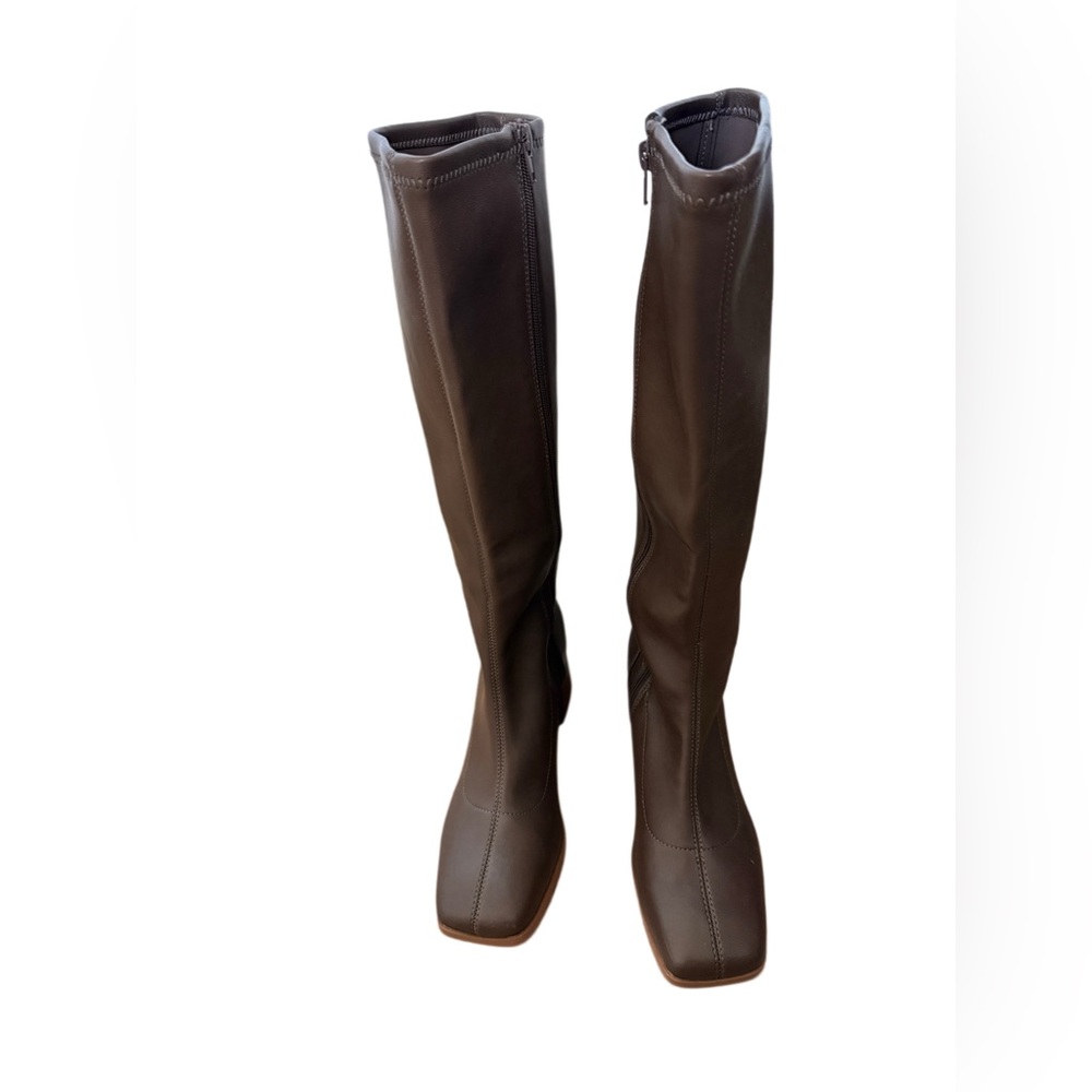 Forever 21 Dark Brown Over the Knee Boots